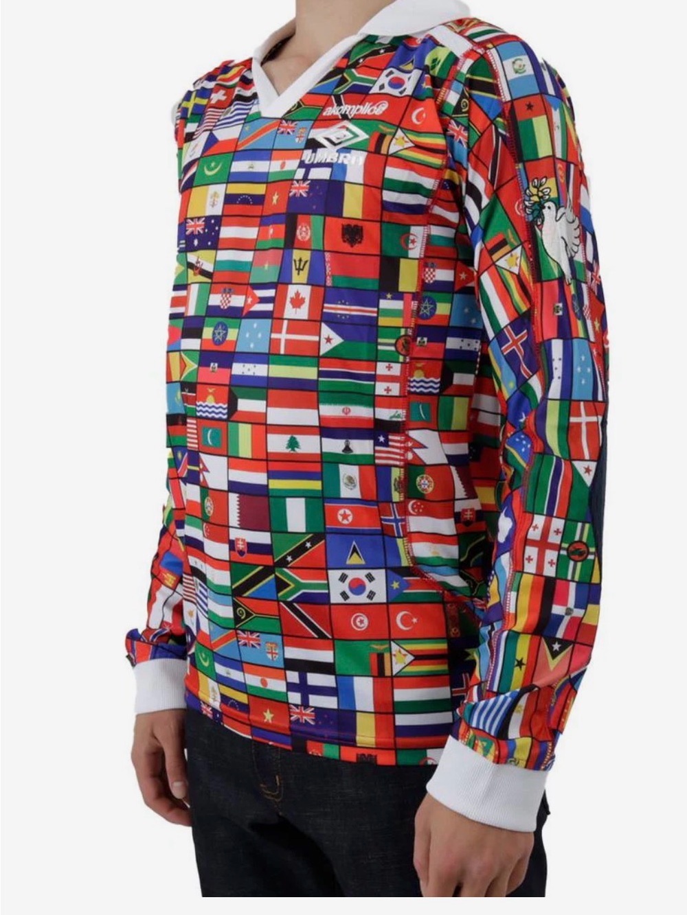 Umbra Multicolor International Flags Long-Sleeve Jersey